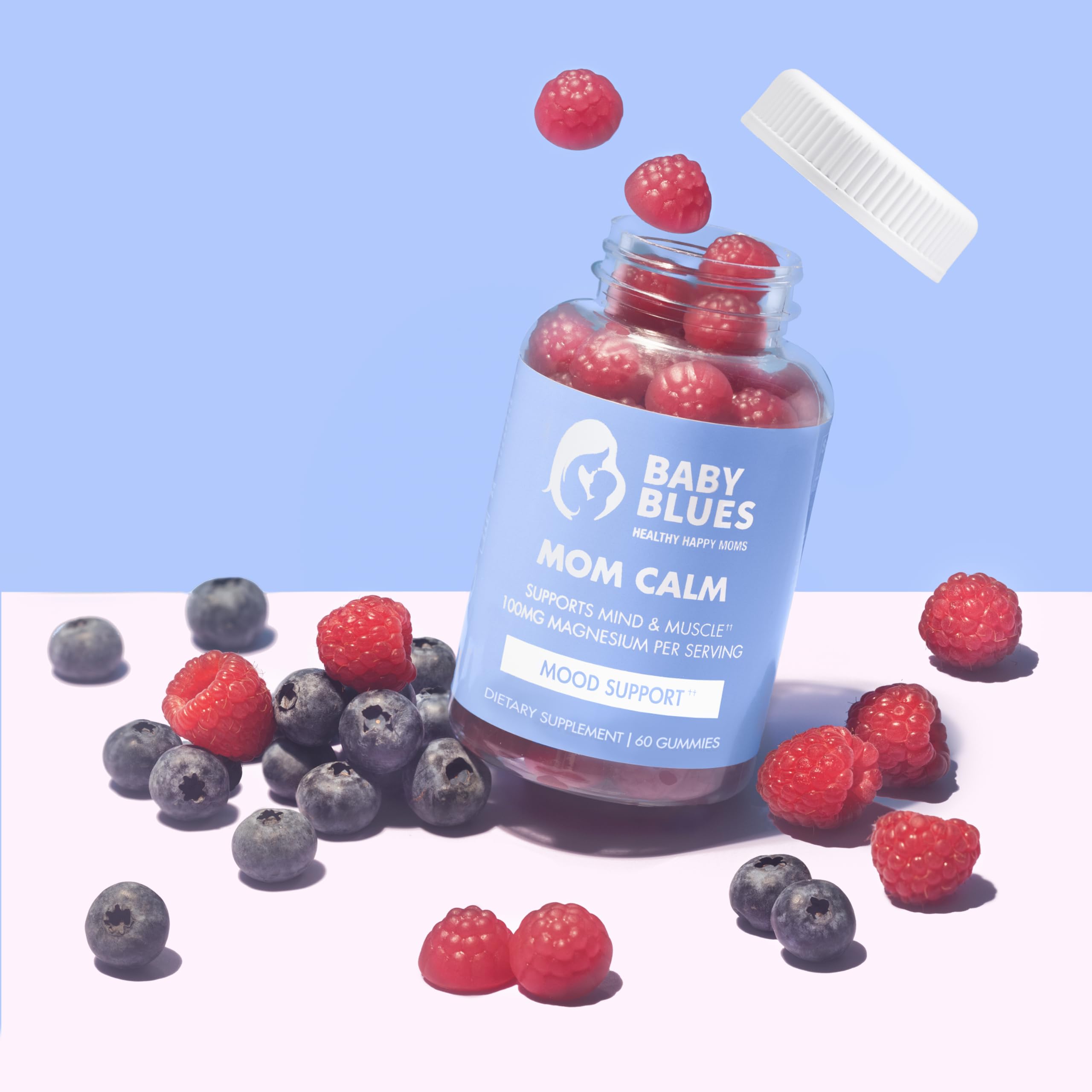 Baby Blues ingredientes frutos rojos naturales, sabor atractivo y limpio