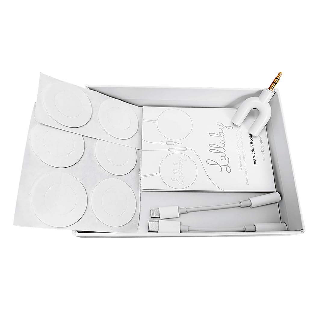 Baby Doppler Lullaby primer plano de controles y puerto, uso sencillo y seguro