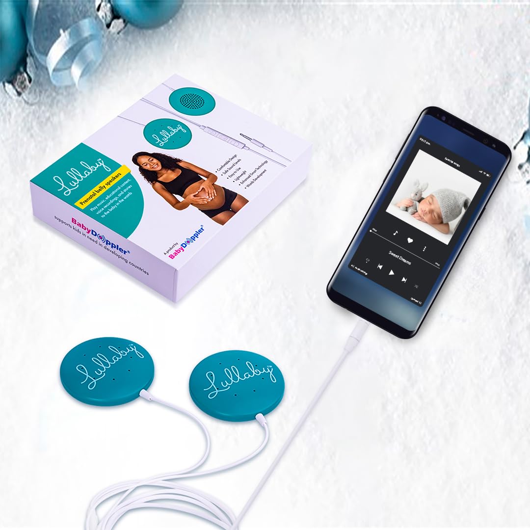 Baby Doppler Lullaby detalle de textura cómoda para la piel, soporte estable