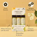 Bach Flower Remedies detalle de gotero y textura de la solución sin alcohol