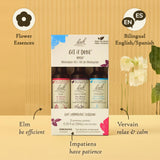Bach Flower Remedies textura del líquido sin alcohol y sin azúcares, apariencia clara