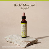 Bach Mustard comparativa de tamaño 20 ml para llevar en bolso y viaje