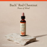 Bach Red Chestnut etiqueta legible, muestra ingredientes y garantía