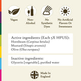 Bach Flower Remedies frascos en mano para comparar tamaño, portátil y cómodo para viajar