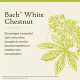 Bach White Chestnut gota de esencia entexura natural que sugiere pureza