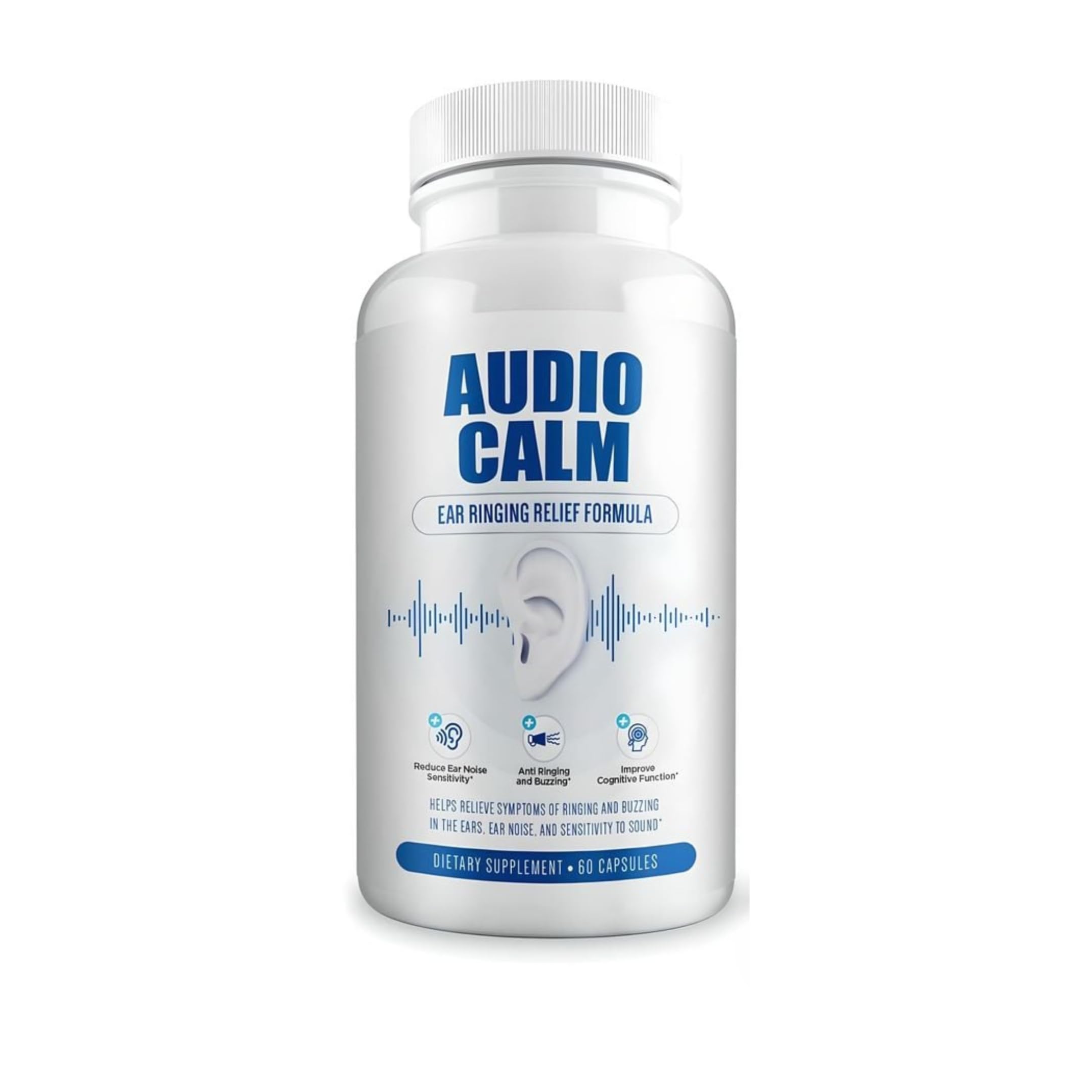 BACTICURE Audio Calm botella junto a experto transmite confianza profesional