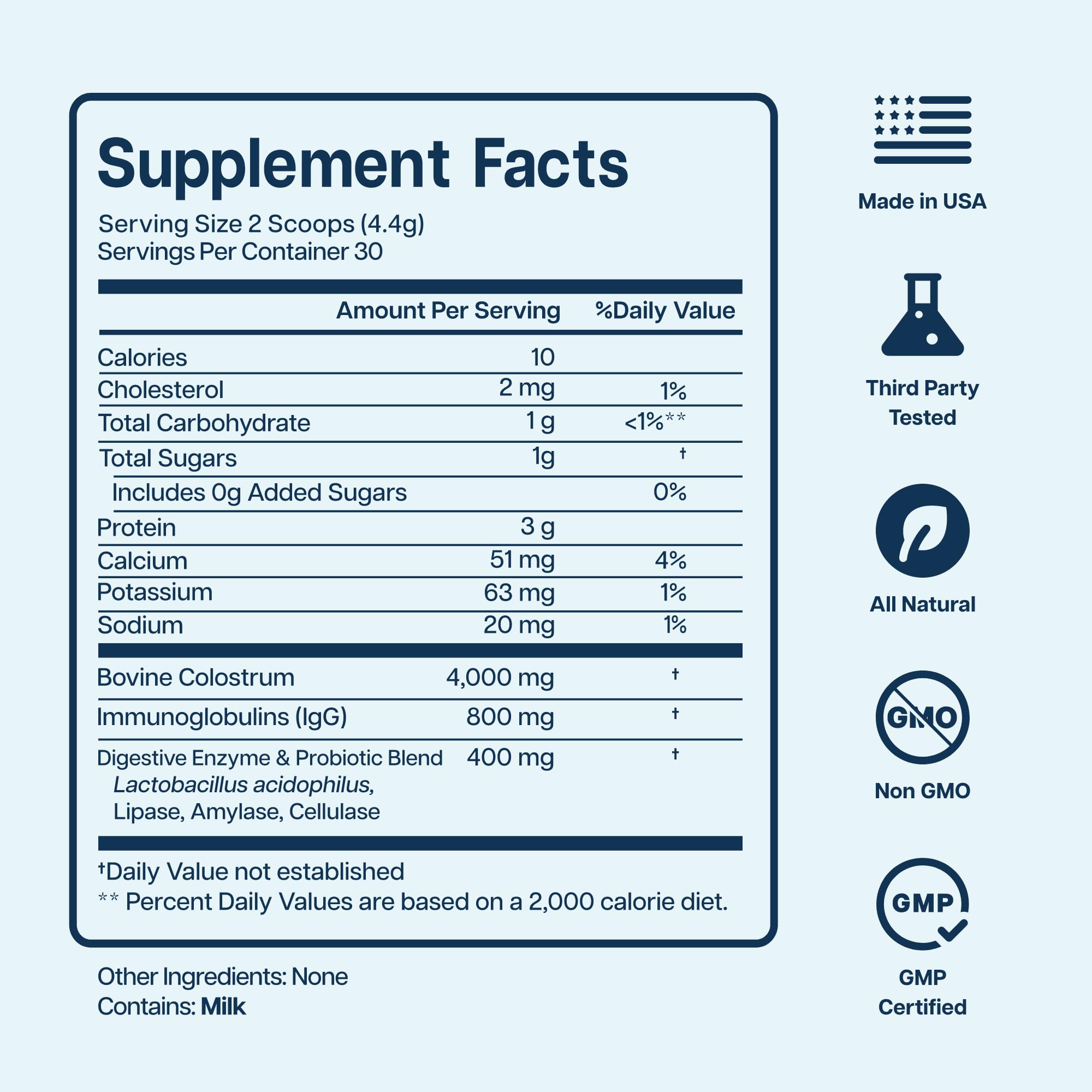 Baese Nutrition comparación tamaño del envase para control de dosis
