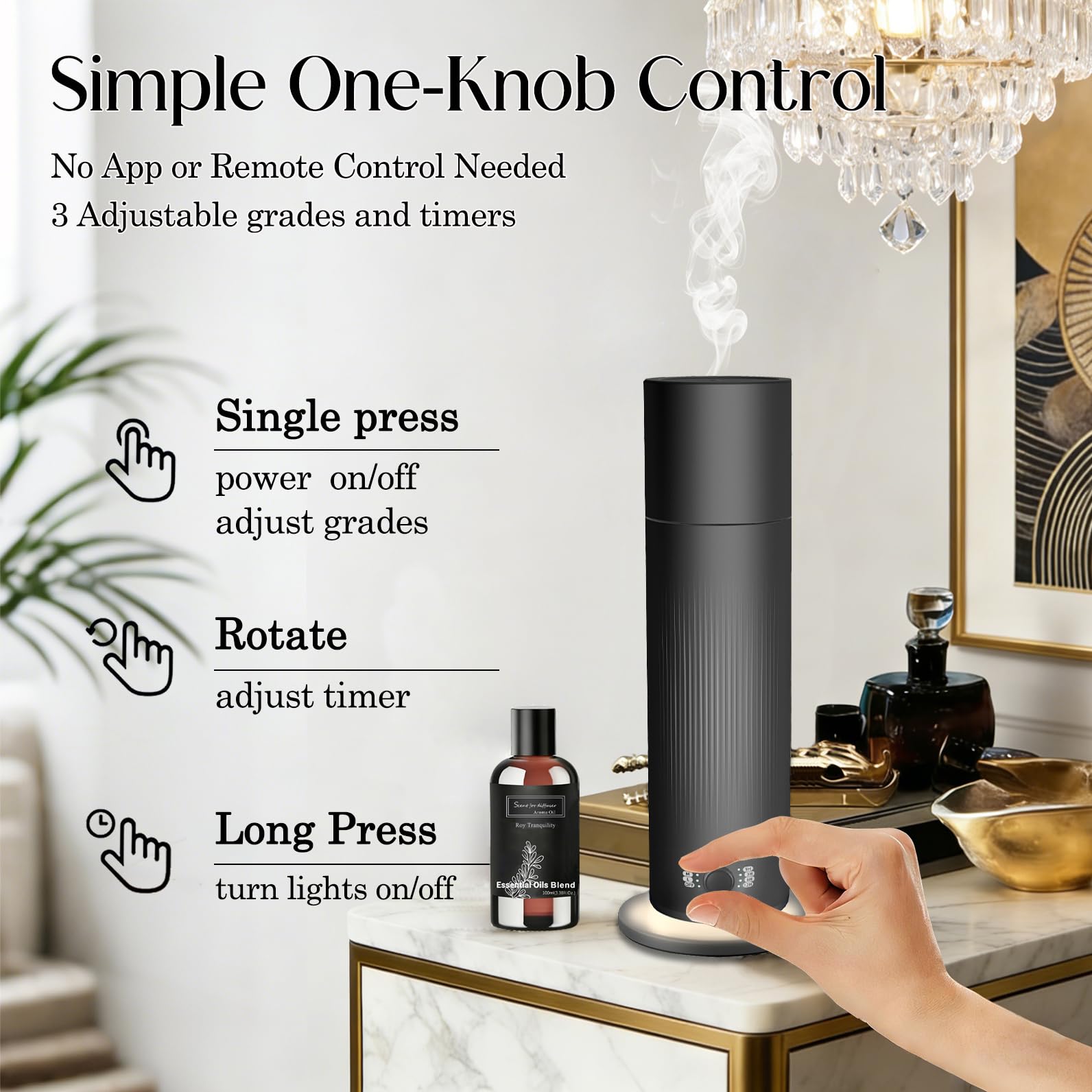 BAIESHIJI conjunto de 4 aceites 30ml inspirados en hotel para aroma constante