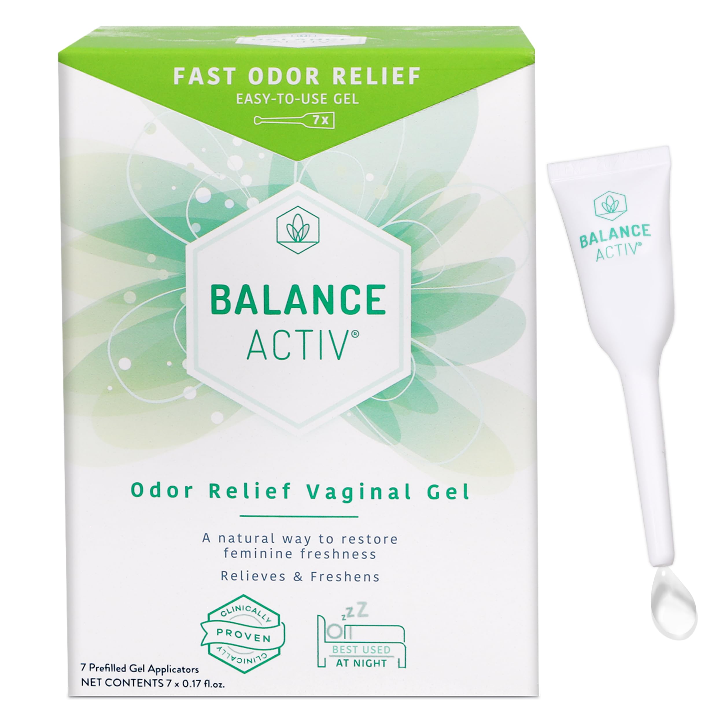 Balance Activ etiqueta informativa con ingredientes y pH equilibrado