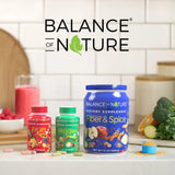 Balance of Nature set en mesa de desayuno mostrando uso cotidiano y conveniencia