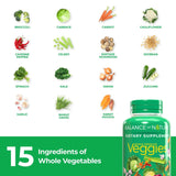 Balance of Nature etiqueta con ingredientes claros y sin aditivos