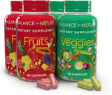Balance of Nature frasco Fruits frontal mostrando etiquetado y beneficio