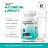 Balancebreens cápsulas cerca indicando alta absorción y suavidad digestiva