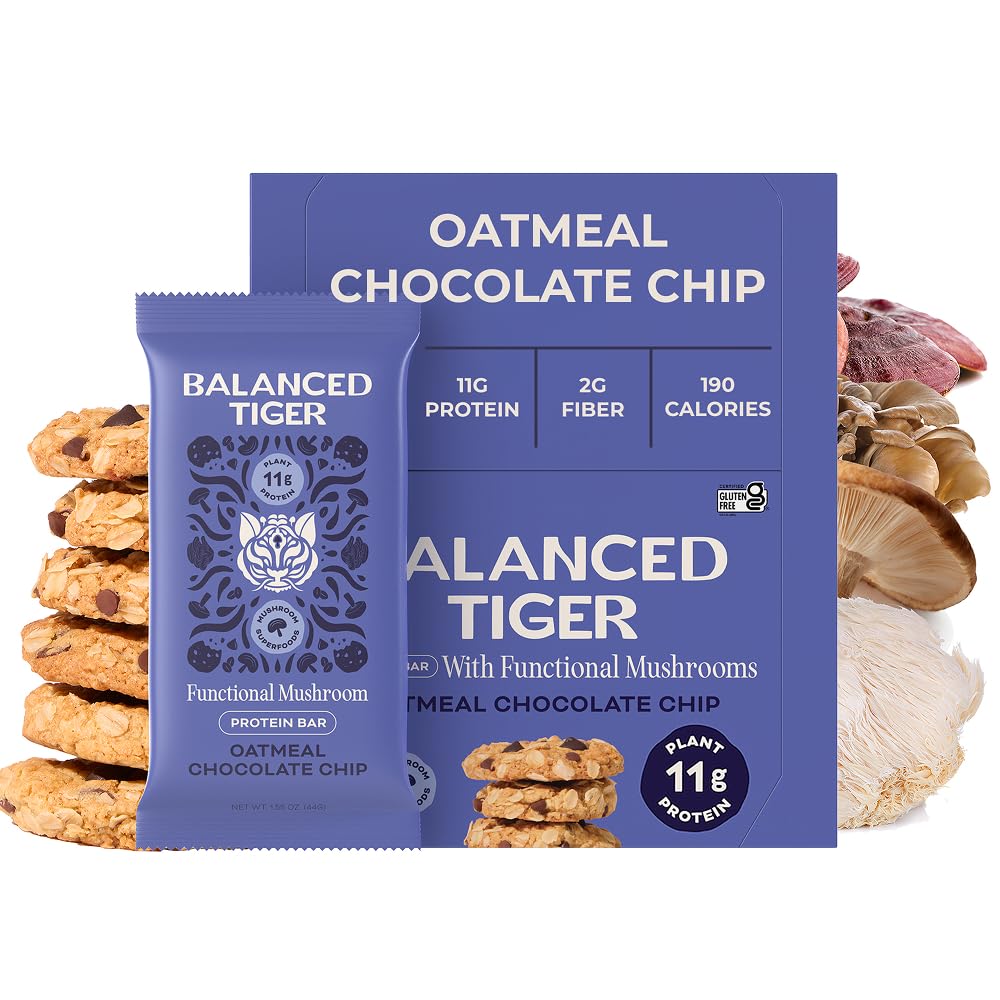 Balanced Tiger vista frontal del envase destacando ingredientes y marca