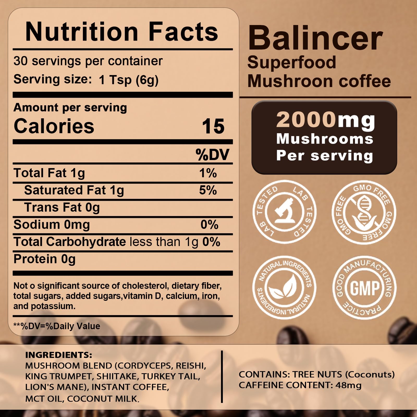 Balincer polvo en cuchara destacando textura fina y mezcla homogénea para disolución