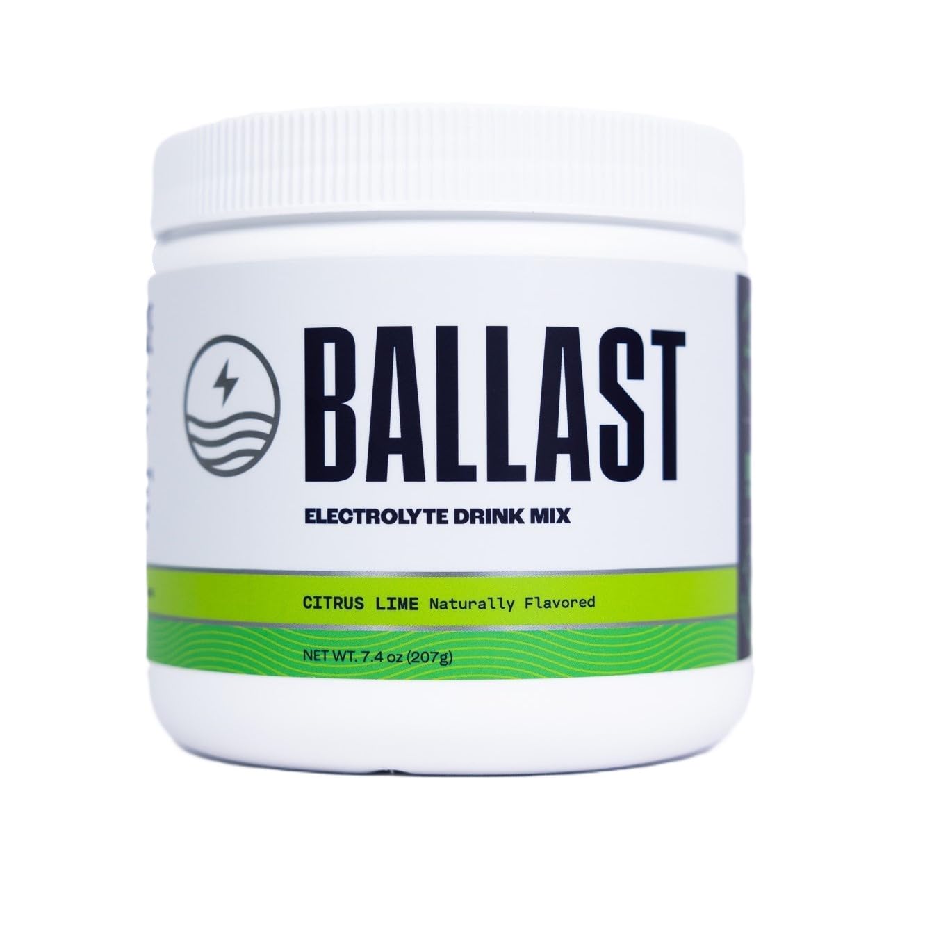 Ballast envase frontal Citrus Lime mostrando diseño y beneficios de hidratación