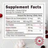 BallBuff etiqueta de ingredientes legible y lista de nutrientes