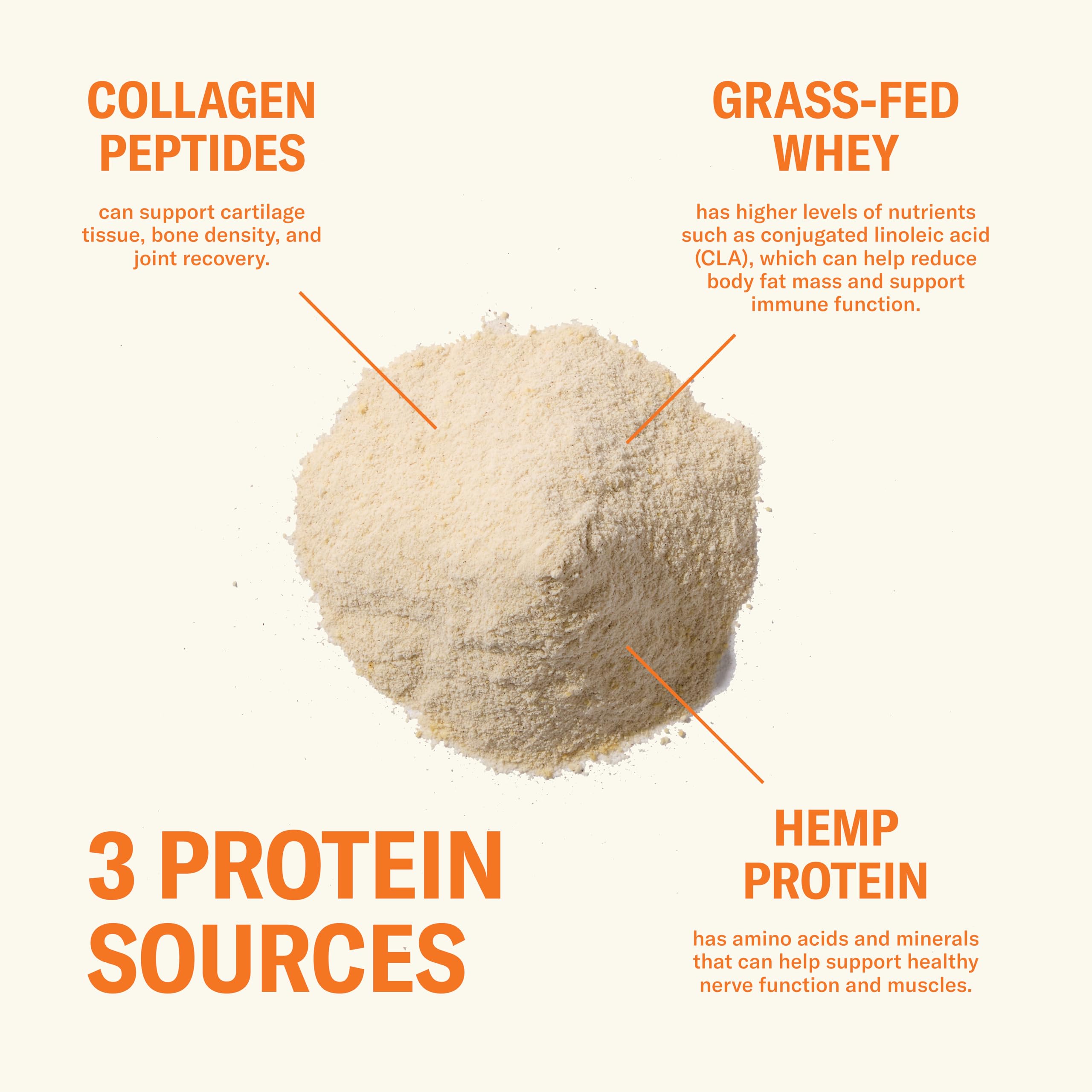 Ballerina Farm etiqueta nutricional en detalle indicando proteínas y porciones