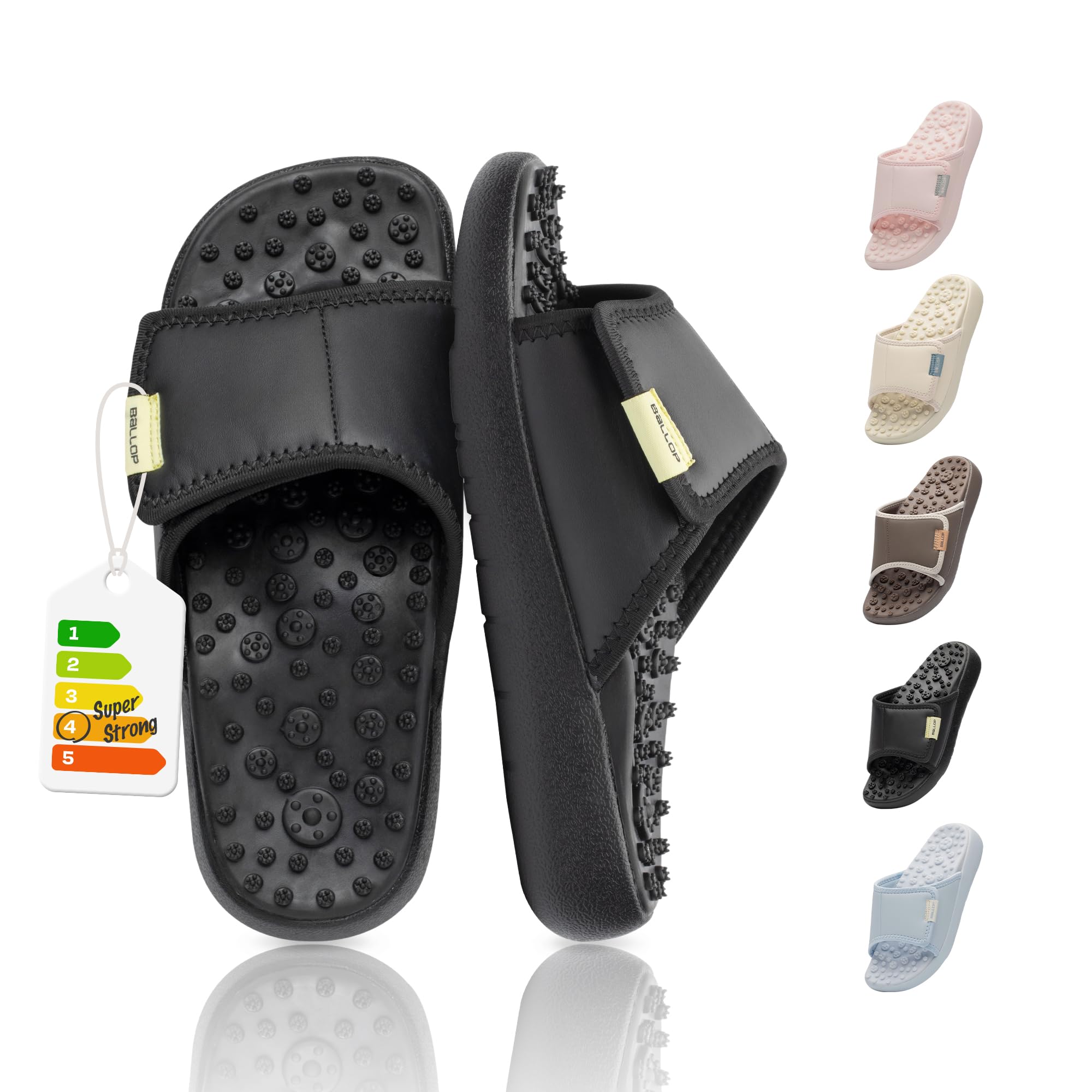 BALLOP mamuring black vista frontal mostrando diseño y confort