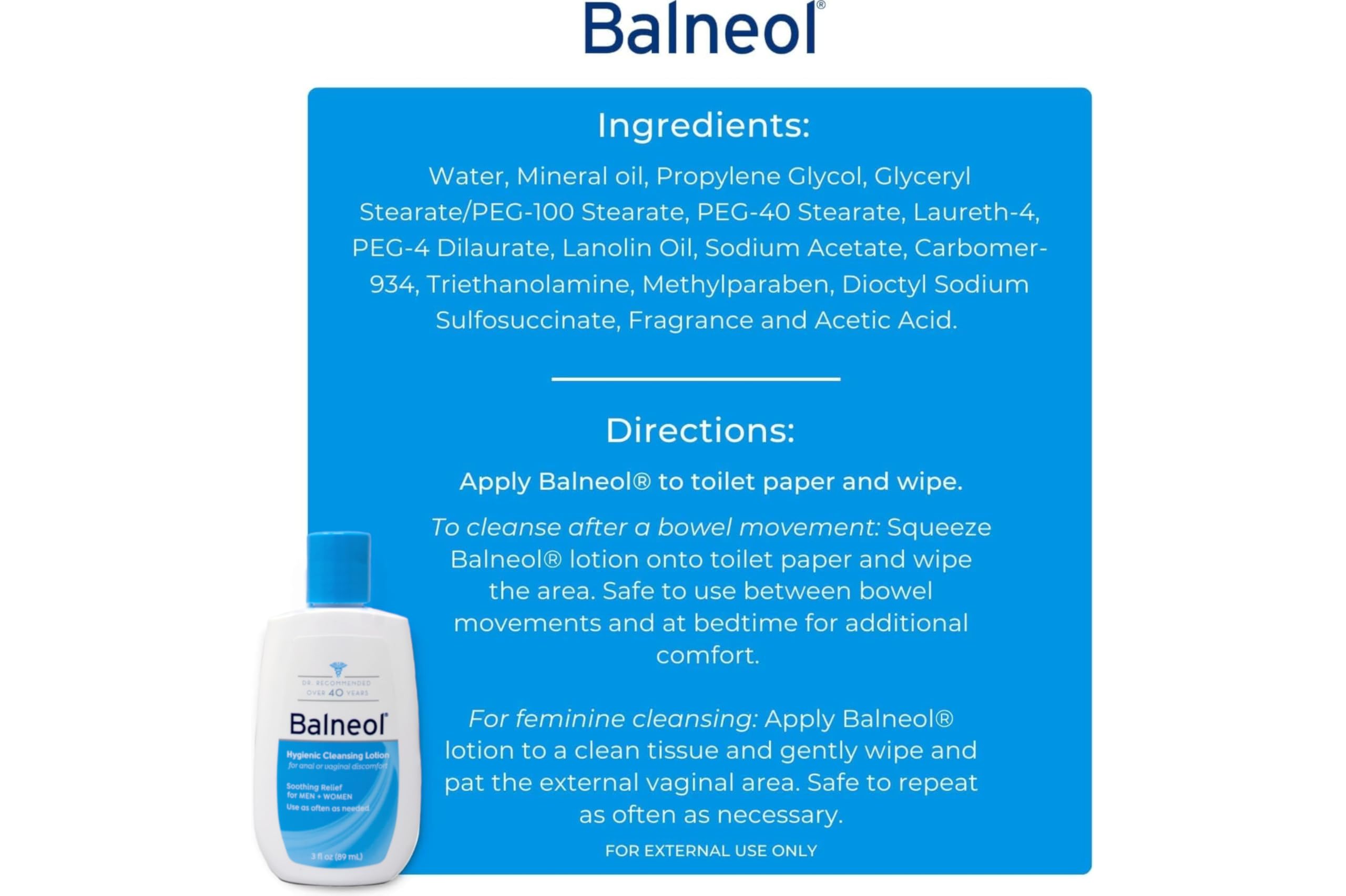 Balneol pack de 4 sobre fondo neutro ideal para reposición y ahorro