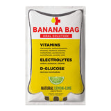 Banana Bag frontal del empaque mostrando 15 sobres, practicidad inmediata