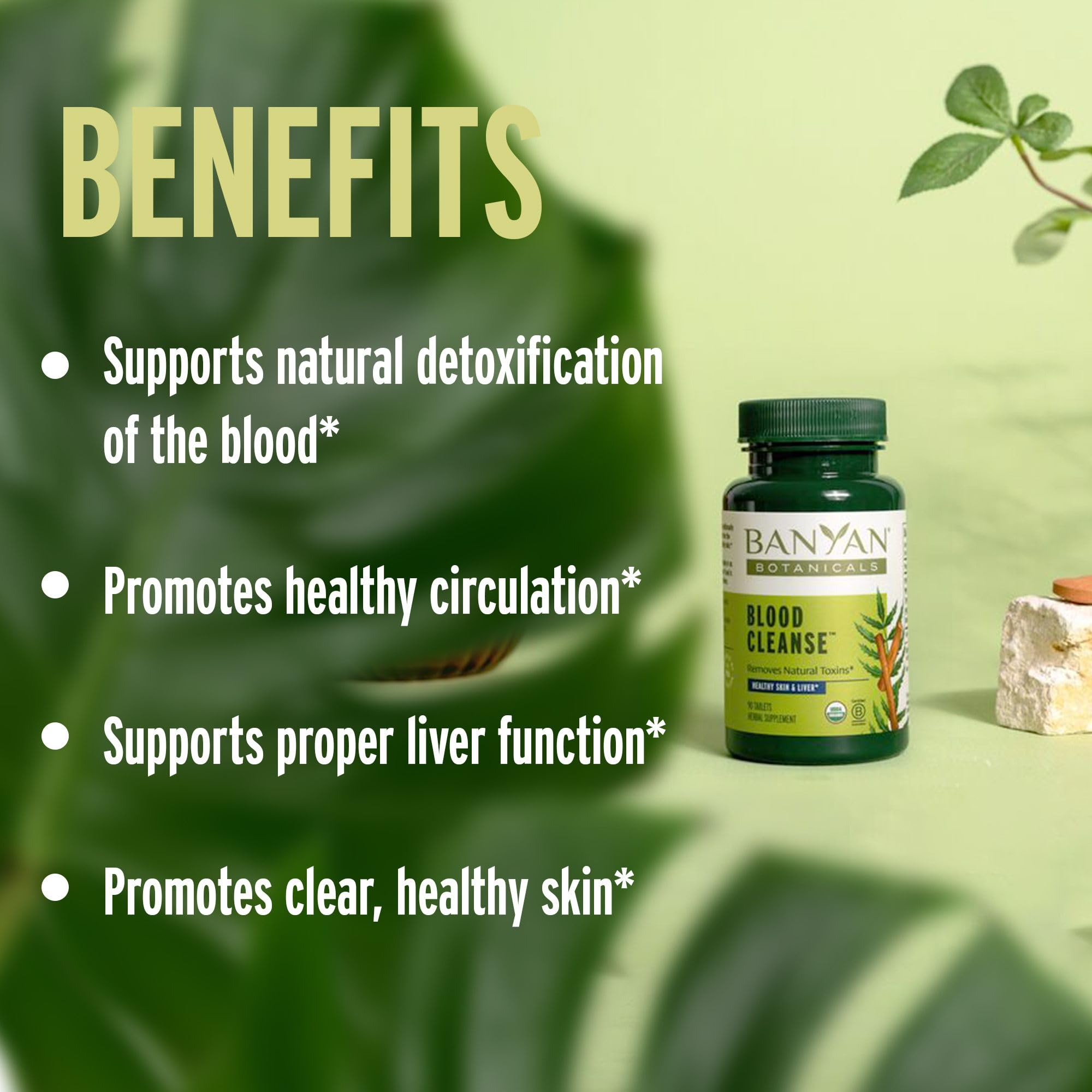 Banyan Botanicals ingredientes Neem y Manjistha para limpieza interna