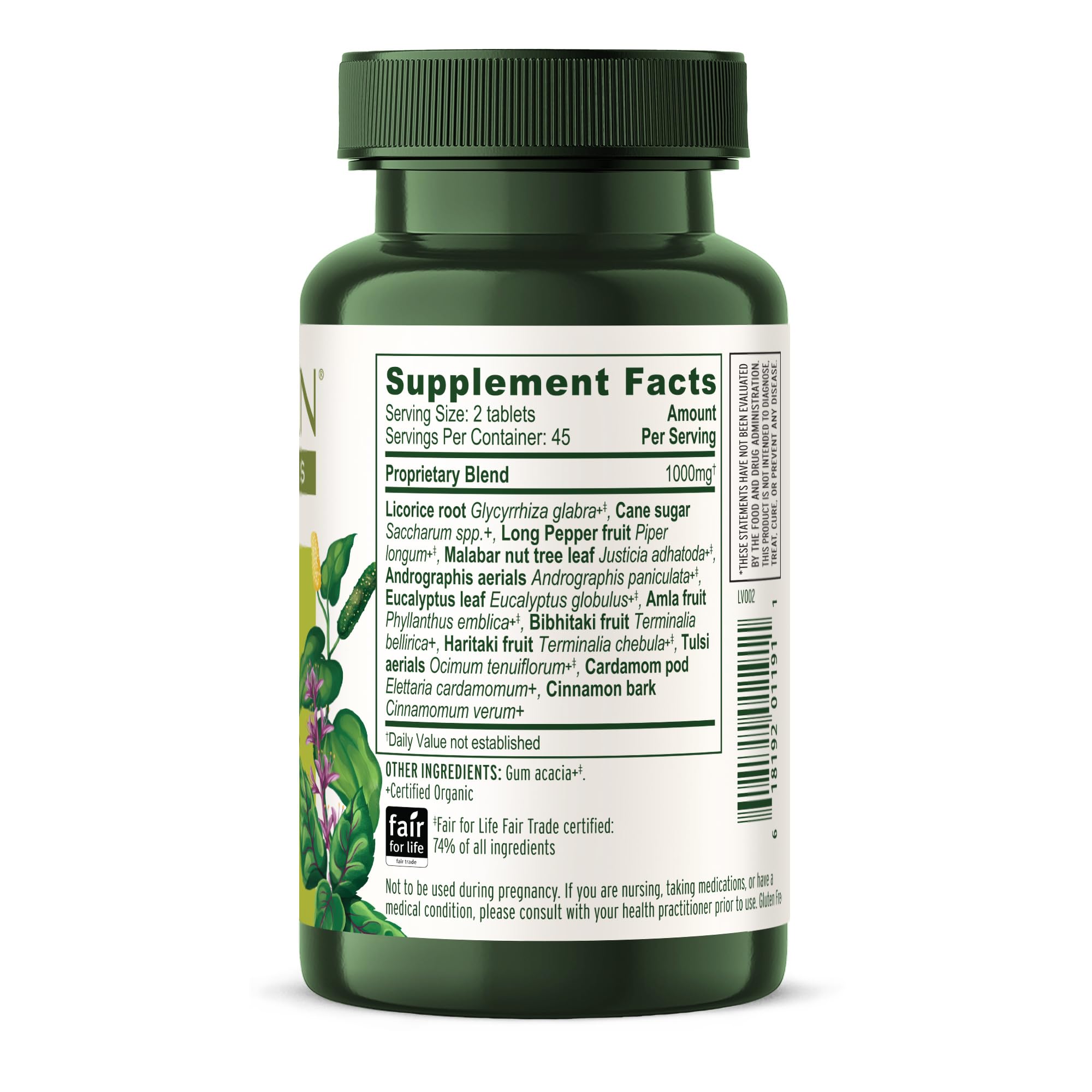 Banyan Botanicals caja abierta que muestra el envase y la presentación del producto