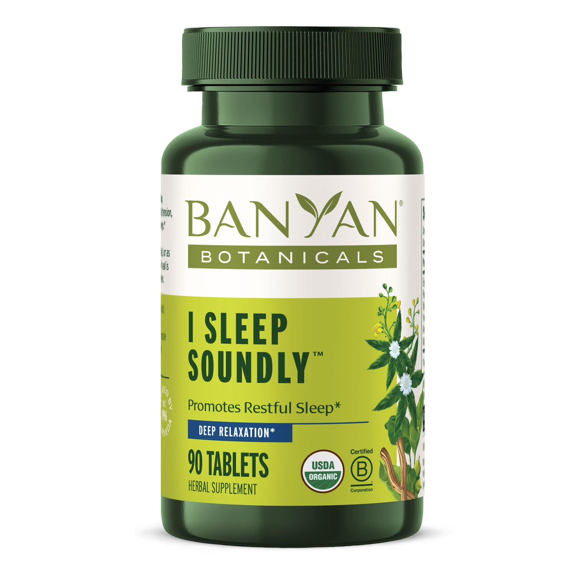 Banyan Botanicals frente del empaque mostrando etiqueta clara y beneficio orgánico