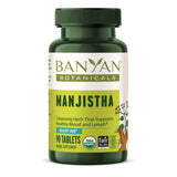 Banyan Botanicals frente del envase mostrando la marca y beneficio de limpieza