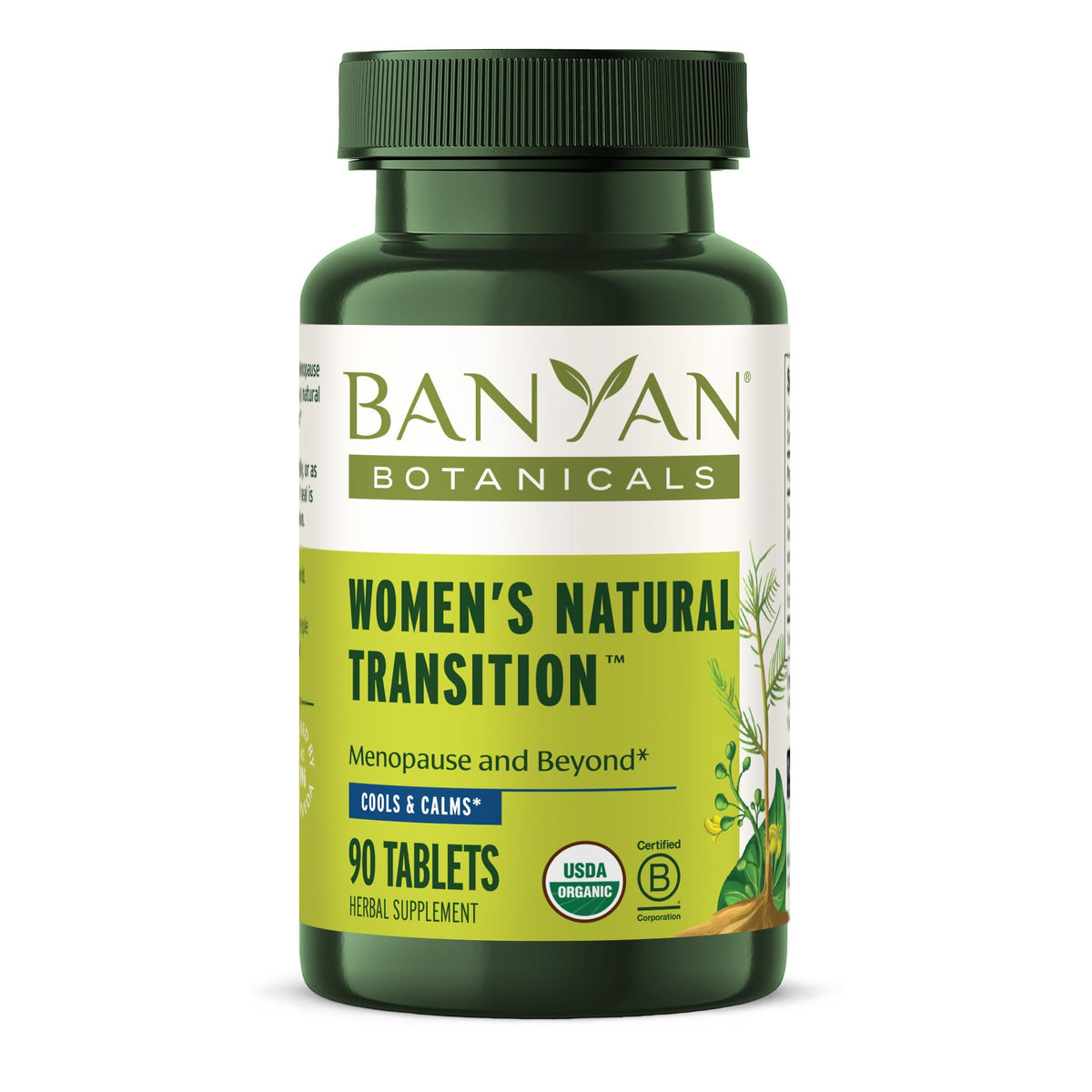 Banyan Botanicals frente del producto mostrando envase y beneficios