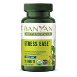 Banyan Botanicals envase frontal que muestra las tabletas y beneficios