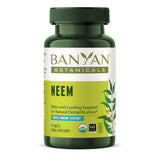 Banyan Botanicals frontal del envase mostrando el diseño y beneficio purificante