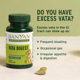 Banyan Botanicals tabletas en mano para comparar tamaño y dosis fácil