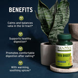 Banyan Botanicals detalle de tabletas que muestra textura y tamaño práctico