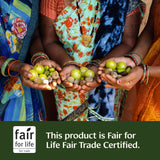 Banyan Botanicals etiqueta con certificados USDA Organic y pruebas