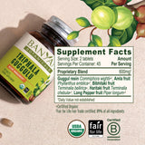 Banyan Botanicals frasco en mesa de cocina mostrando uso diario práctico