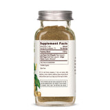 Trikatu de Banyan Botanicals espolvoreado sobre receta para uso culinario