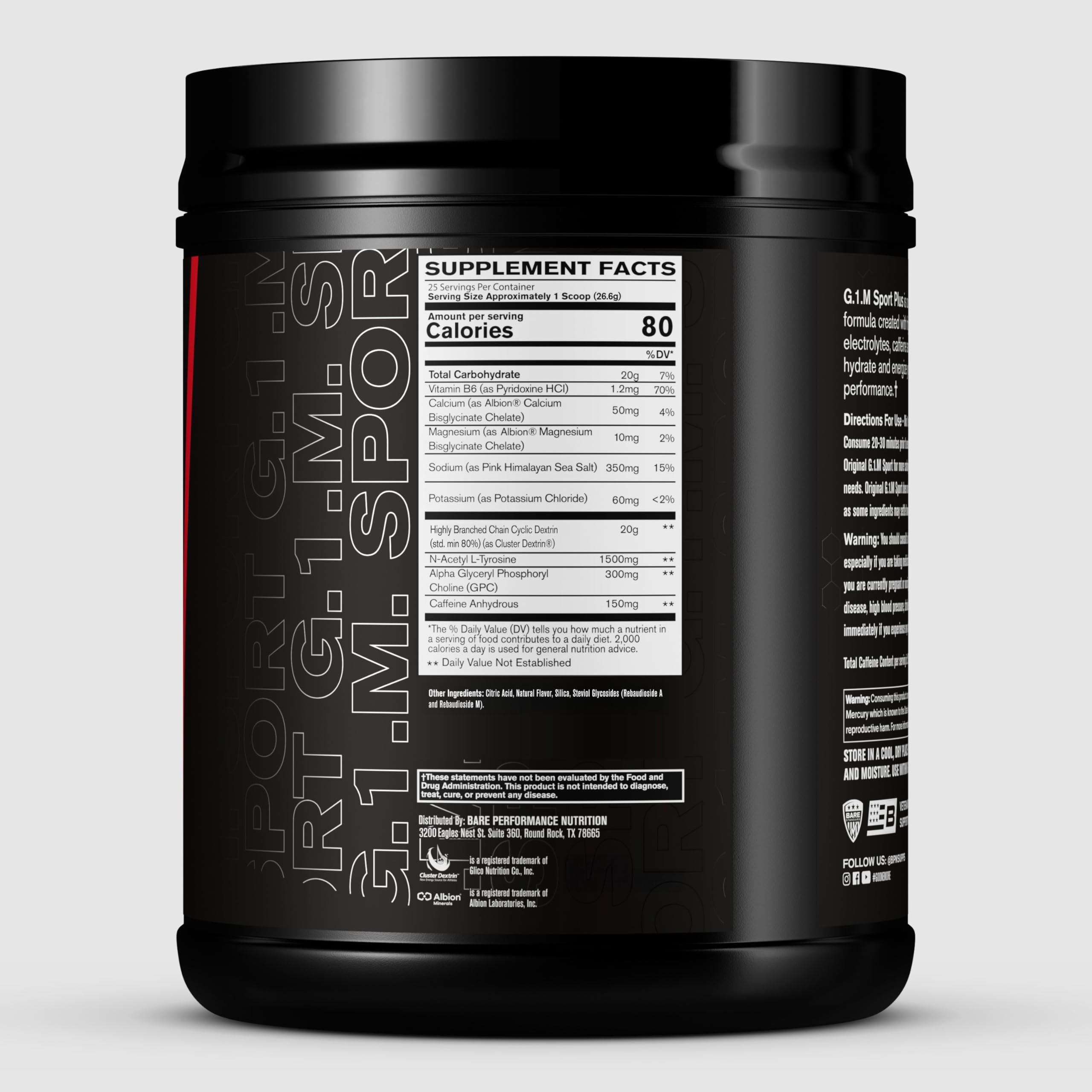 BARE PERFORMANCE NUTRITION atleta ciclista usando el producto para mayor hidratación y foco