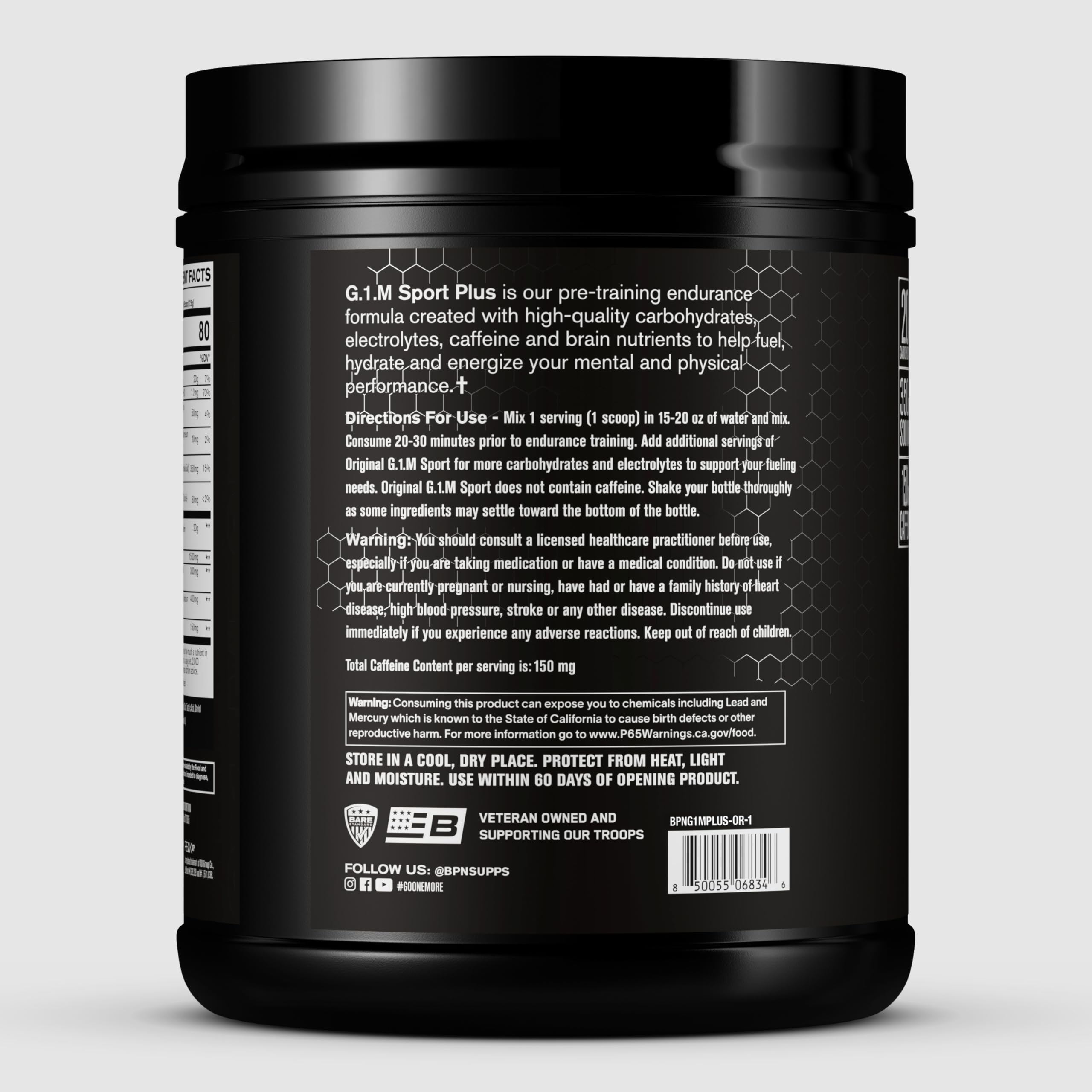 BARE PERFORMANCE NUTRITION minerales y electrólitos ilustrados para soporte de hidratación