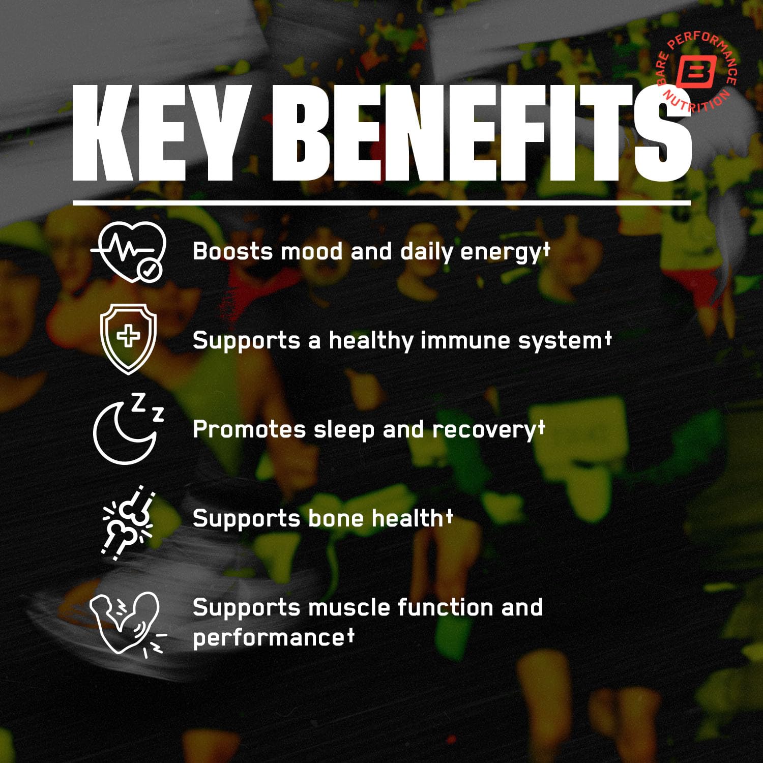 BARE PERFORMANCE NUTRITION toma del producto junto a equipo de entrenamiento