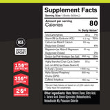 BARE PERFORMANCE NUTRITION detalle de textura y color limón lima que sugiere rápida absorción