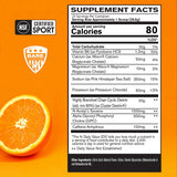BARE PERFORMANCE NUTRITION polvo naranja con textura fina y disolución rápida como beneficio