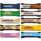 BarebeIs vista frontal del pack mostrando variedad y portabilidad, ideal como snack proteico