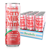 Barebells vista frontal del pack que destaca proteínas y sabor berry