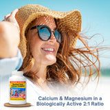 Barefoot Coral Calcium frasco en cocina mostrando integración en rutina diaria