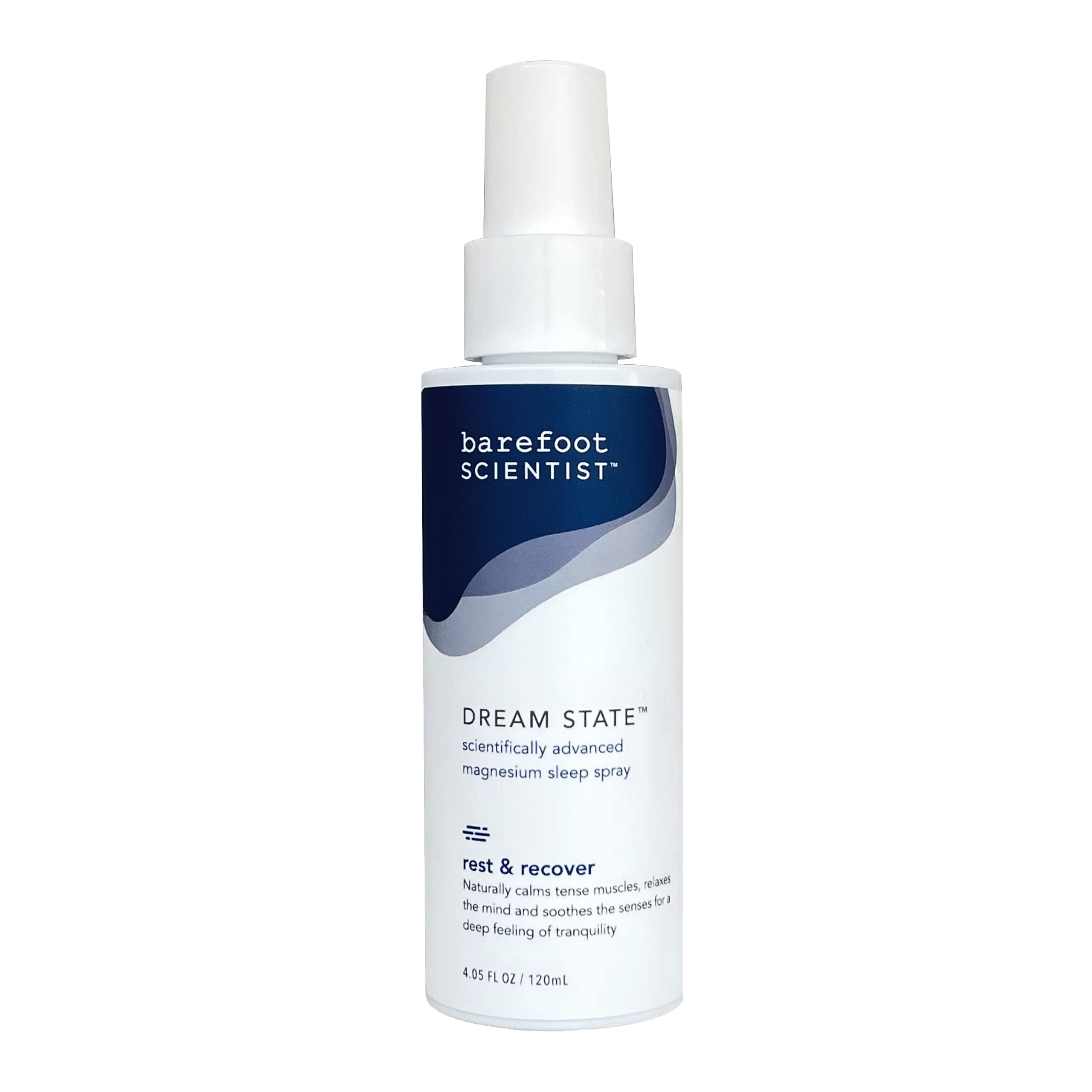 Barefoot Scientist producto en escena de dormitorio como parte de una rutina relajante nocturna