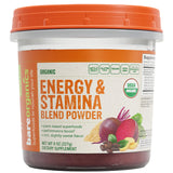 BareOrganics frente del envase mostrando la etiqueta y beneficios del producto