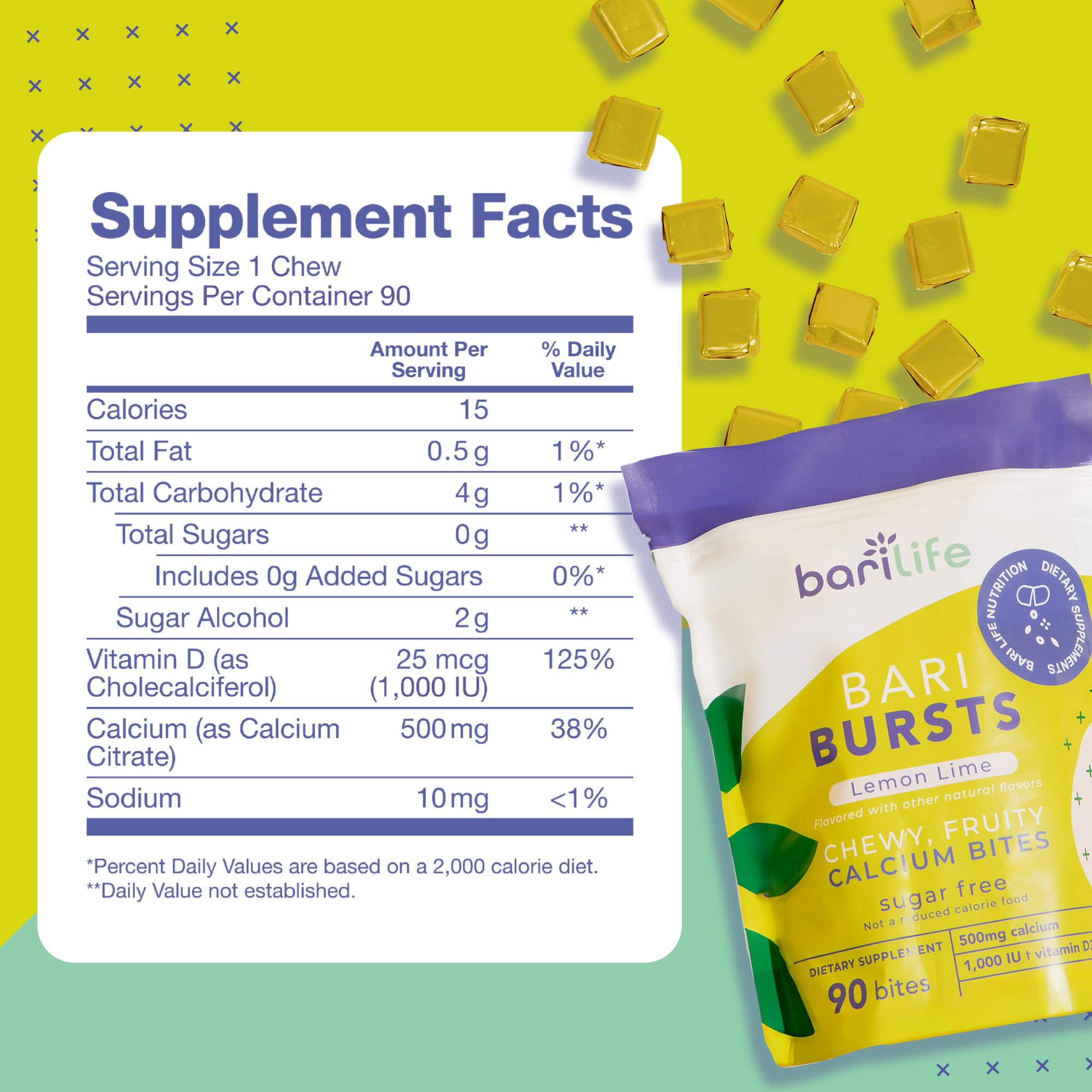 Bari Life BariBurst unidad individualmente envuelta para llevar y mantener porciones exactas