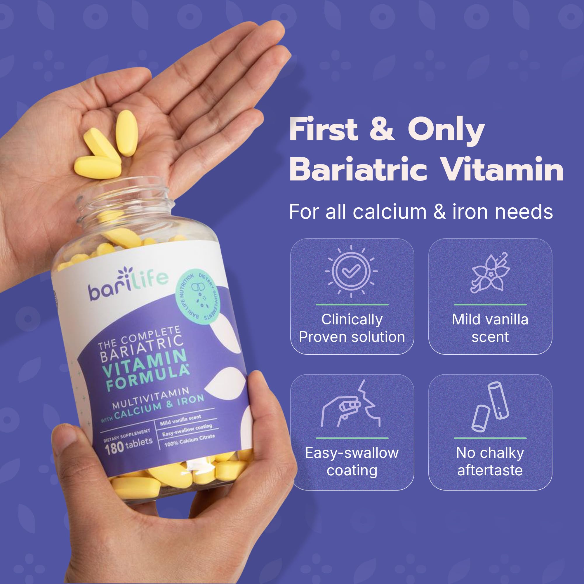 Bari Life etiqueta visible con información clave y ventaja de formulación