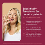 Bariatric Advantage cápsula en primer plano texturizada, fácil de tragar